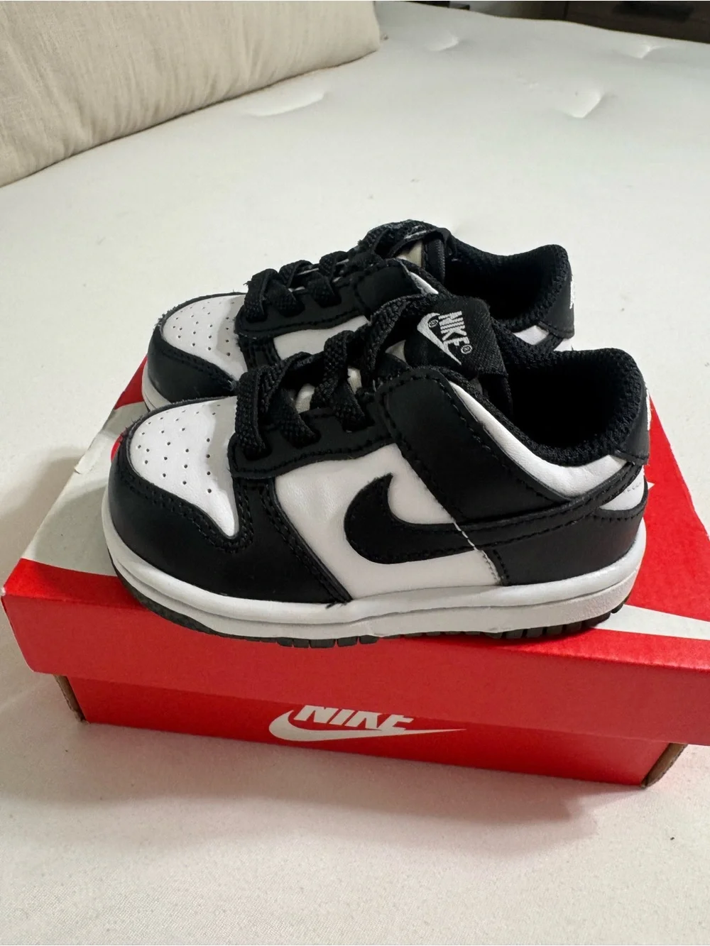 Nike Dunks Kids' Black and White Low-Top Sneaker
